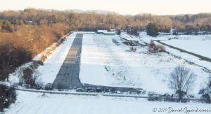 Hendersonville Airport in North Carolina - Landing Approach