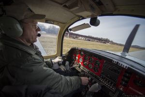 Landing at Hendersonville County Airport in North Carolina