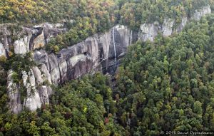 Hickory Nut Falls in Chimney Rock State Park