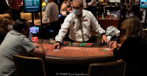 High Card Flush Table Gambling at Caesars Palace Las Vegas Hotel and Casino