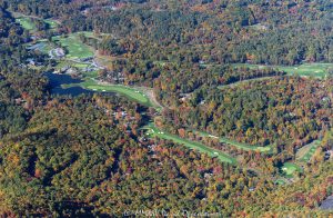 High Hampton Resort golf course Cashiers NC aerial view 8333