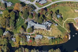 High Hampton Resort golf course Cashiers NC aerial view 8352