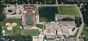 Hopkins High School and Lindbergh Center Aerial