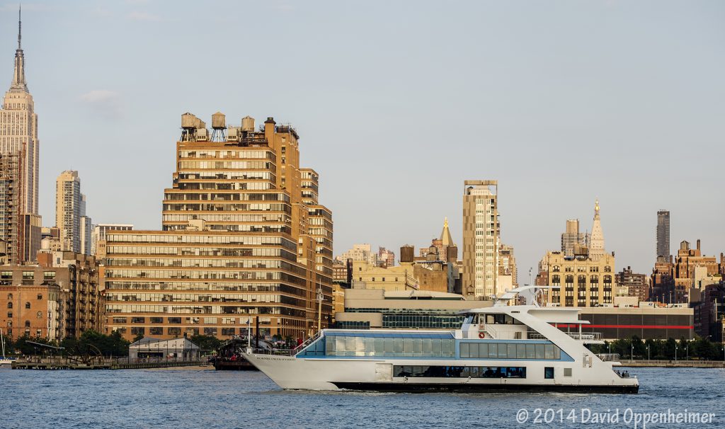 Hornblower Cruises and Events Hybrid Yacht in NYC