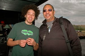 Ian Neville and George Porter Jr. Backstage with The Funky Meters