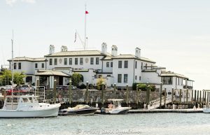 Indian Harbor Yacht Club Clubhouse in Greenwich, Connecticut