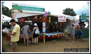 Inforoo - Bonnaroo Information Booth - © 2011 David Oppenheimer