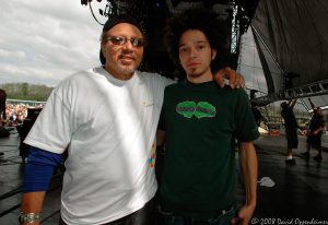 Ivan Neville and Ian Neville Backstage with The Funky Meters