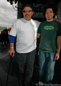 Ivan Neville and Ian Neville Backstage with The Funky Meters