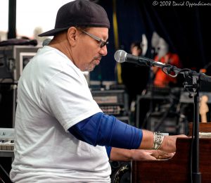 Ivan Neville Onstage with The Funky Meters