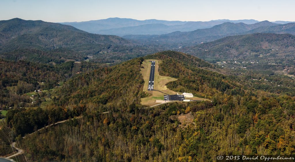Jackson County Airport 24A in Cullowhee, NC