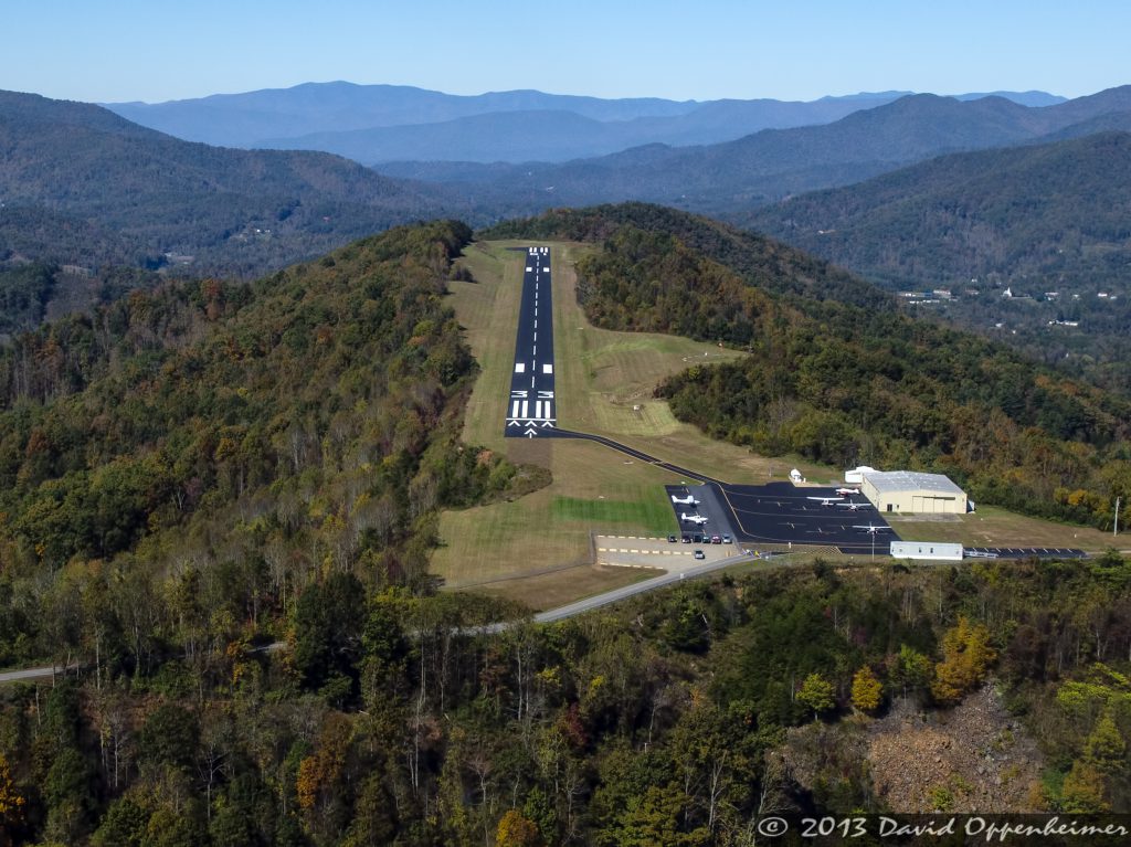 Jackson County Airport 24A in Cullowhee, NC