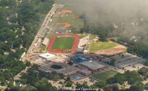 James Island Charter High School Aerial View