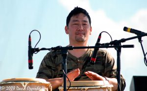 Jiro Yamaguchi on Percussion with Ozomatli