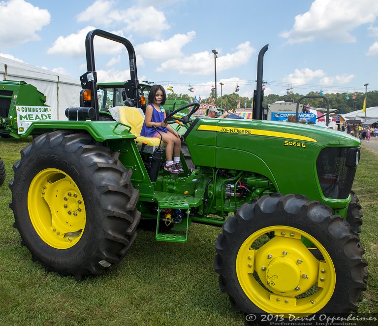 John Deere 5065E Utility Tractor at NC Mountain State Fair