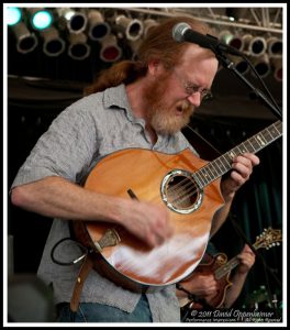 John Skehan with Railroad Earth at Bonnaroo 2011