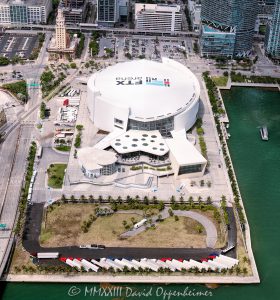 Kaseya Center Miami Arena Aerial View