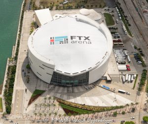 Kaseya Center Miami Arena Aerial View