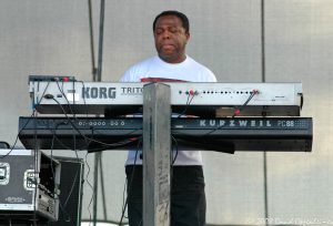 Keith Sterling on Keyboards with The Wailers