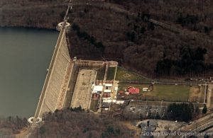 Kensico Reservoir and Kensico Dam Plaza Aerial Photo