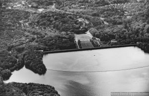 Kensico Reservoir and Kensico Dam Plaza Aerial Photo