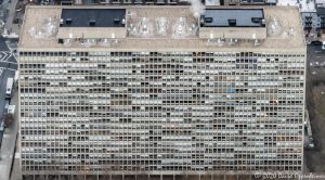 Kips Bay Towers Condominium Building in New York City Aerial View