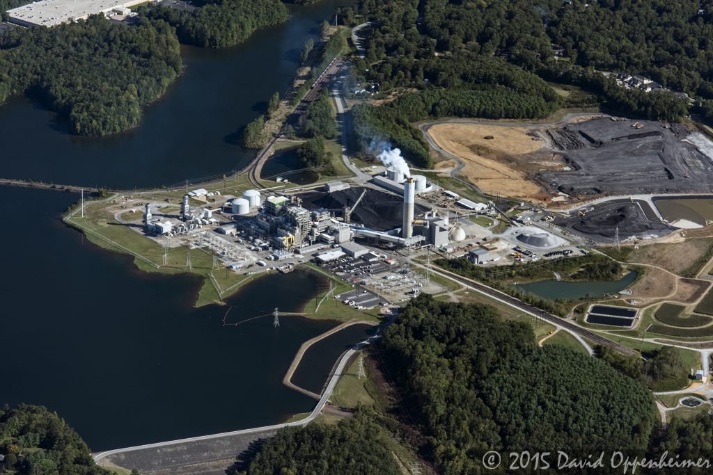 Duke Energy Coal Burning Asheville Plant