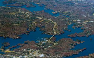 Lake Lanier in Gainesville, Georgia Aerial View