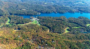 Lake Toxaway North Carolina Aerial View