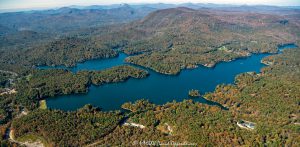 Lake Toxaway North Carolina Aerial View