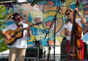 Larry Keel and Jenny Keel at Bele Chere Festival