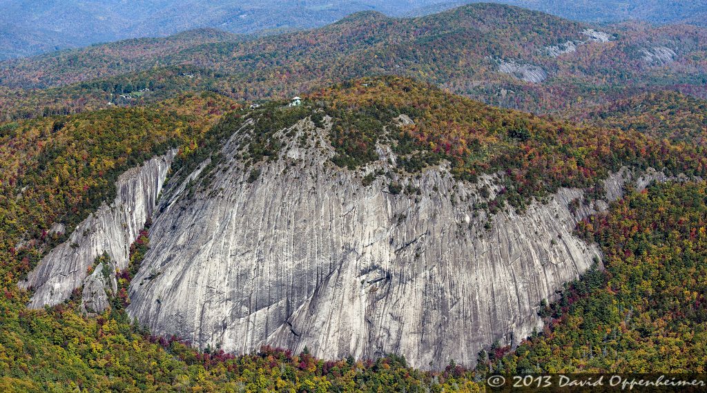 Laurel Knob Granite Cliff in Panthertown Valley