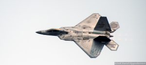 Lockheed Martin F-22 Raptor Flyiing at Seattle Seafair