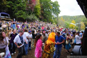 Festival Crowd at Loki Festival at Deerfields in Asheville, NC