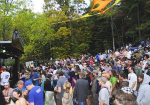 Festival Crowd at Loki Festival at Deerfields in Asheville, NC