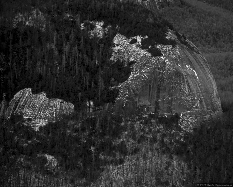 Looking Glass Rock by Blue Ridge Parkway - Aerial Photo