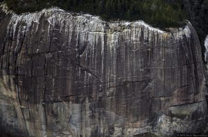 Ice on Cliff on Looking Glass Rock