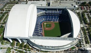 Marlins Park baseball stadium aerial Miami 161 scaled