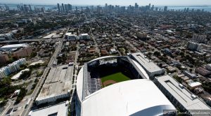 Marlins Park stadium aerial Miami 168 scaled