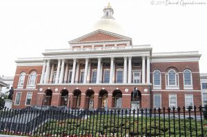 Massachusetts State House Building in Boston