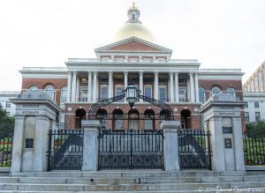 Massachusetts State House Building in Boston