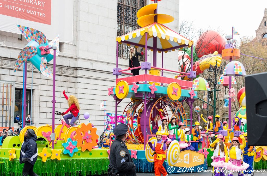 Meghan Trainor on GoldieBlox Float at Macy’s Thanksgiving Day Parade
