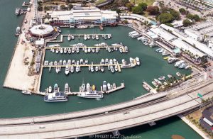 Miamarina at Bayside and Bayside Marketplace Aerial View