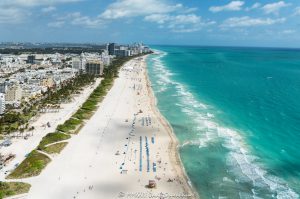 South Beach Miami Beach Aerial View