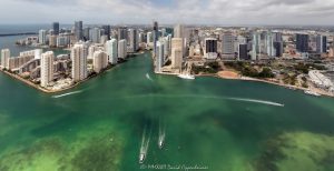 Downtown Miami, Florida Skyline Aerial View