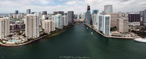 Downtown Miami, Florida Skyline Aerial View