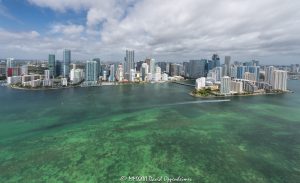 Downtown Miami, Florida Skyline Aerial View