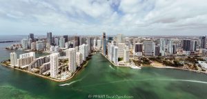 Downtown Miami, Florida Skyline Aerial View