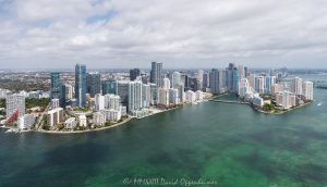 Downtown Miami, Florida Skyline Aerial View