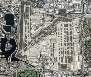 Miami International Airport Aerial Photo